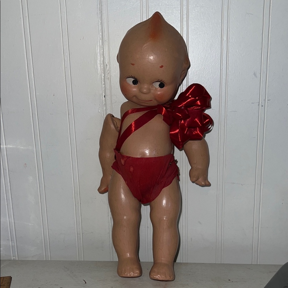 Antique Composition Kewpie doll jointed 12”